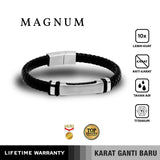 Emrys MAGNUM Bracelet Real Leather Gelang Kulit Pria Wanita