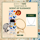 [EXCLUSIVE BUNDLE] Emrys x Summer Spring – CLARIS Ring & TNT Bracelet + Reed Diffuser Set Free Louis Necklace