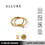Emrys Ring ALLURE Anti Karat Cincin Titanium Wanita