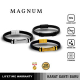 Emrys MAGNUM Bracelet Real Leather Gelang Kulit Pria Wanita