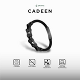 Emrys CADEEN Real Leather Gelang Kulit Asli Pria Wanita