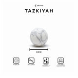 Emrys Premium TAZKIYAH Prayer Beads Real Stone Tasbih Batu 33 Butir + LAFADZ ALLAH OVAL