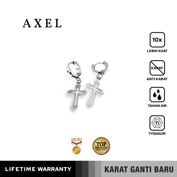 Emrys AXEL ANTING Tindik Titanium Anti Karat Pria dan Wanita