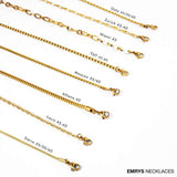 Emrys Liontin Set RADIANT Kalung Liontin Titanium Anti Karat Pria Wanita