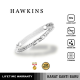 Emrys Premium HAWKINS Real Titanium GELANG Anti Karat Pria Wanita