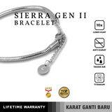Emrys Premium Bracelet SIERRA GEN II Real Anti Karat Gelang Titanium Pria dan Wanita