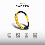 Emrys CADEEN Real Leather Gelang Kulit Asli Pria Wanita