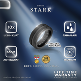 Emrys STARK Premium Ring Cincin Titanium Pria Wanita