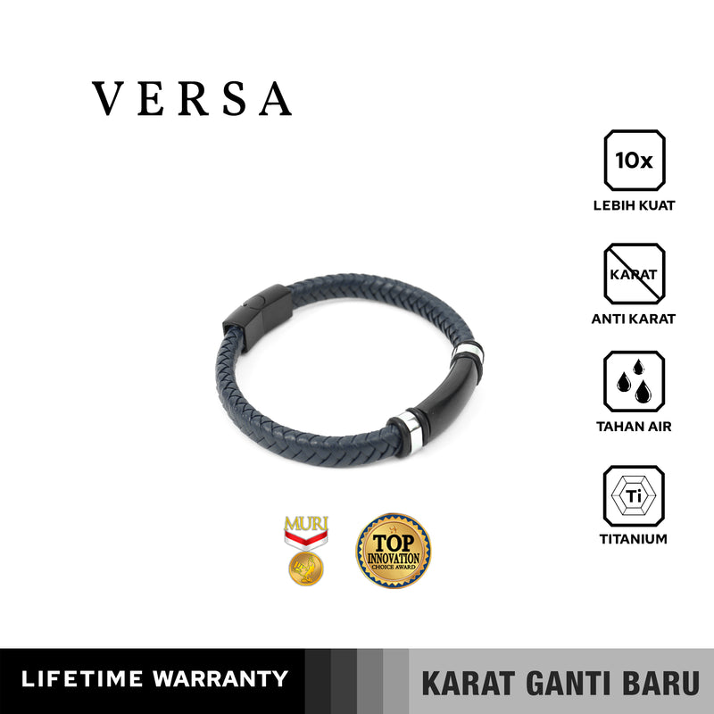 Emrys VERSA Bracelet Real Leather Gelang Kulit Pria Wanita