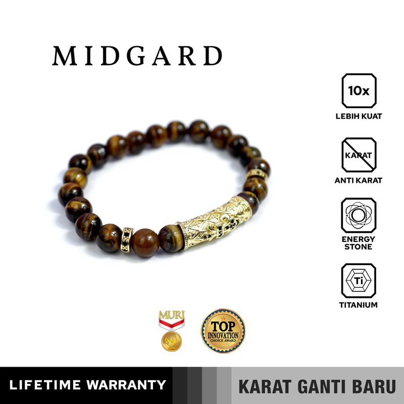 Emrys MIDGARD Bracelet Real Stone Gelang Batu Pria Wanita