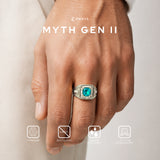Emrys Premium Ring MYTH GEN II Real Titanium Anti Karat Cincin Titanium Pria Wanita