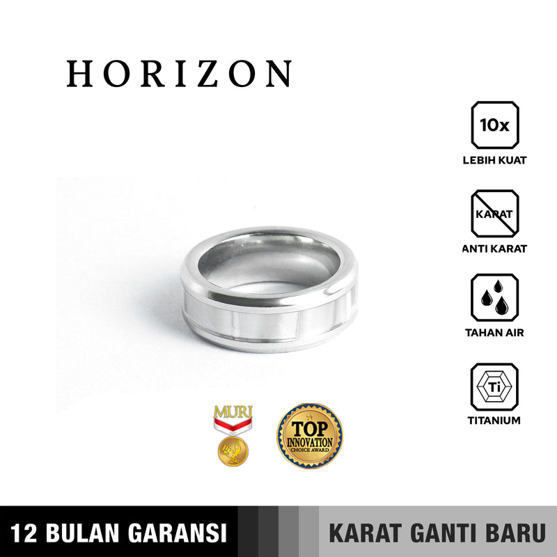 Emrys HORIZON Premium Ring Cincin Titanium Pria Wanita