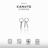 Emrys CANUTE ANTING Jepit Titanium Anti Karat Pria dan Wanita