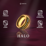 Emrys HALO Premium Ring Cincin Titanium Pria Wanita