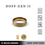 Emrys Simple Ring ROSE GOLD DOFF GEN II Real Titanium Anti Karat Cincin Titanium Pria Wanita