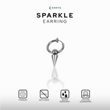 Emrys SPARKLE ANTING Jepit Titanium Anti Karat Pria dan Wanita