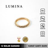 Emrys Ring LUMINA Anti Karat Cincin Titanium Wanita