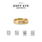 [DEFECT RING] Emrys Simple Ring DOFF EYE Titanium Anti Karat Cincin Titanium Pria Wanita