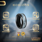 Emrys HORIZON Premium Ring Cincin Titanium Pria Wanita