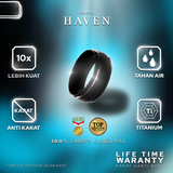 Emrys HAVEN Premium Ring Cincin Titanium Pria Wanita