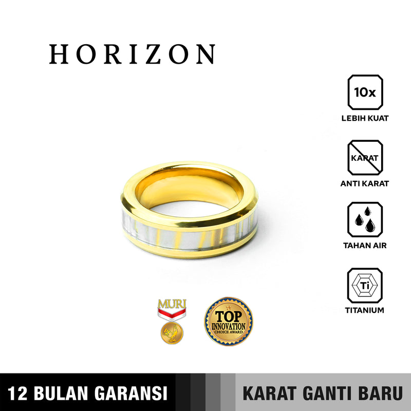 Emrys HORIZON Premium Ring Cincin Titanium Pria Wanita