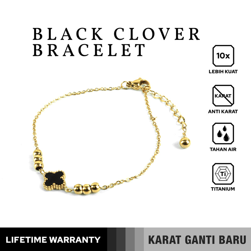 BLACK CLOVER BRACELET