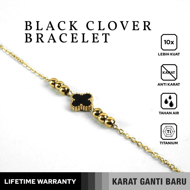 BLACK CLOVER BRACELET