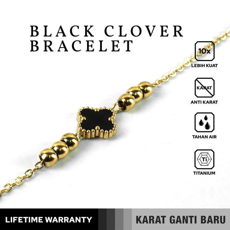 BLACK CLOVER BRACELET