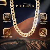 Emrys Necklace PHOENIX Kalung Rantai Alloy Pria dan Wanita