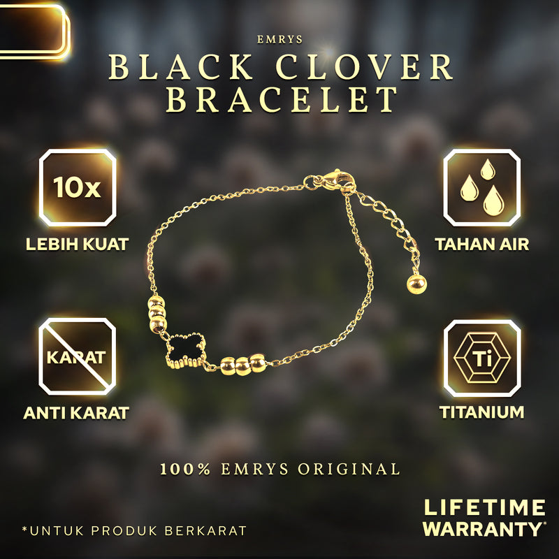 BLACK CLOVER BRACELET