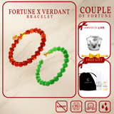 Emrys Gelang Couple of Fortune Verdant + Fortune Exclusive set Gelang Batu Keberuntungan Limited Edition