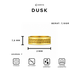 Emrys DUSK Premium Ring Cincin Titanium Pria Wanita