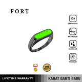 Emrys FORT COLOUR Ring Real Titanium Anti Karat Cincin Pria Wanita