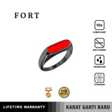 Emrys FORT COLOUR Ring Real Titanium Anti Karat Cincin Pria Wanita