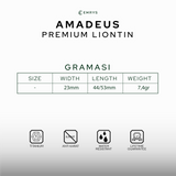 Emrys Liontin Set AMADEUS Titanium Anti Karat Kalung Liontin Salib Titanium Pria Wanita