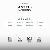 Emrys ASTRIS ANTING Tindik Titanium Anti Karat Pria dan Wanita