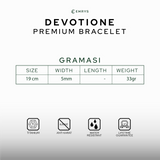 Emrys DEVOTIONE Real Leather Gelang Kulit Asli Pria Wanita