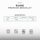 Emrys Premium Bracelet DUNE Real Anti Karat Gelang Titanium Pria dan Wanita
