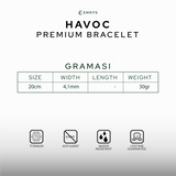 Emrys HAVOC GELANG Anti Karat Titanium Pria Wanita