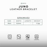 Emrys JUNO Bracelet Real Leather Gelang Kulit Pria dan Wanita