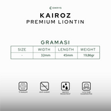 Emrys Liontin Set KAIROZ Titanium Anti Karat Kalung Liontin Salib Titanium Pria Wanita