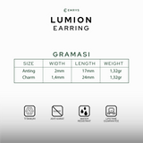 Emrys LUMION Jepit Tindik Titanium Anti Karat Pria dan Wanita