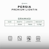 Emrys Liontin Set PERSIA Real Titanium Anti Karat Kalung Titanium Pria Wanita