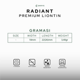 Emrys Liontin Set RADIANT Kalung Liontin Titanium Anti Karat Pria Wanita
