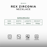 REX ZIRCON NECKLACE