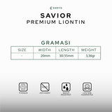 Emrys Liontin Set SAVIOR Titanium Anti Karat Kalung Liontin Salib Titanium Pria Wanita