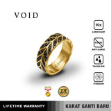 Emrys Premium Ring VOID Real Titanium Anti Karat Cincin Titanium Pria Wanita