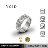 Emrys Premium Ring VOID Real Titanium Anti Karat Cincin Titanium Pria Wanita