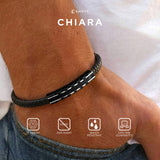 Emrys CHIARA Bracelet Real Leather Gelang Kulit Pria dan Wanita