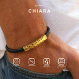 Emrys CHIARA Bracelet Real Leather Gelang Kulit Pria dan Wanita